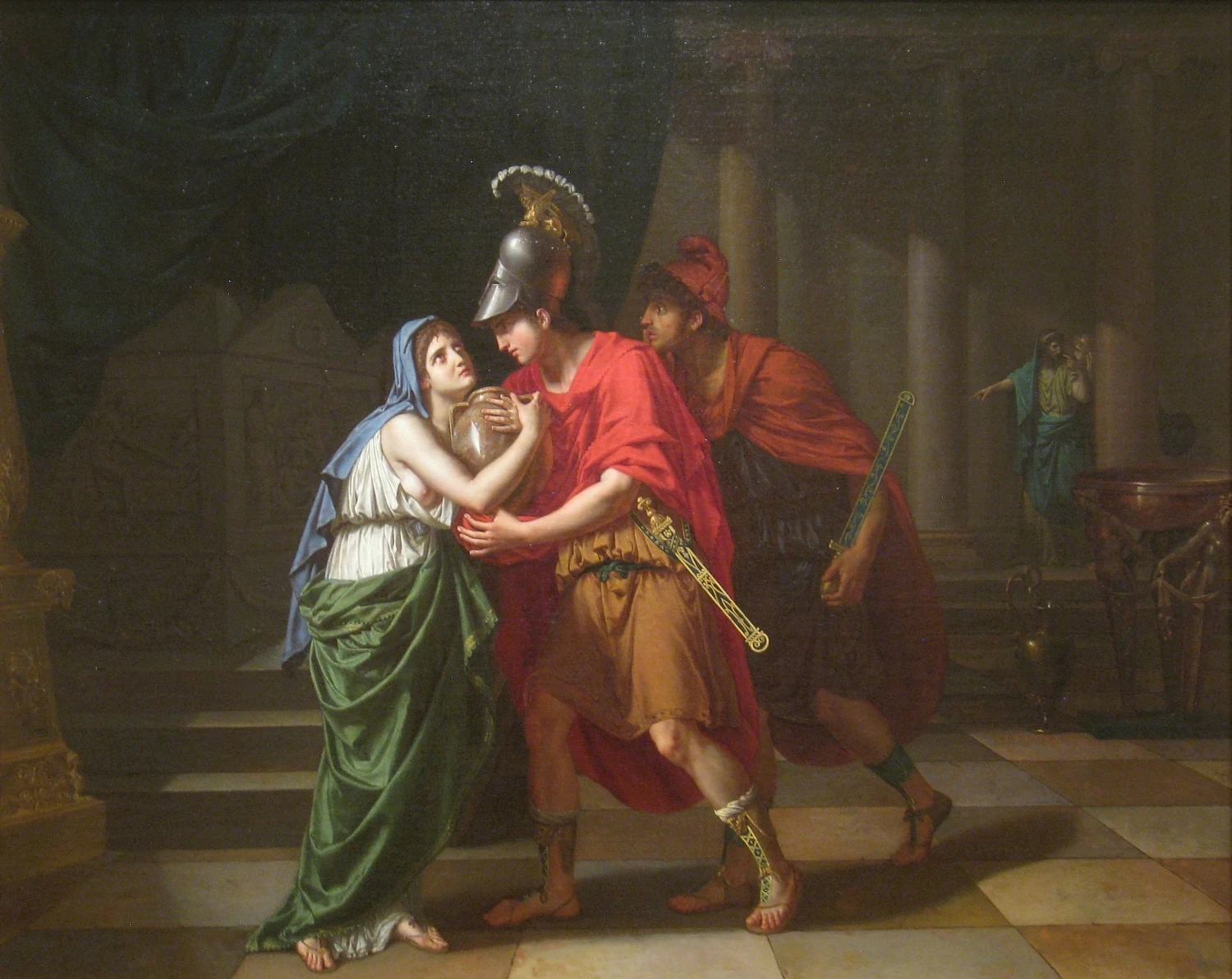 Jean - Baptiste Wicar, Elettra riceve le ceneri del fratello Oreste, Worcester Art Museum